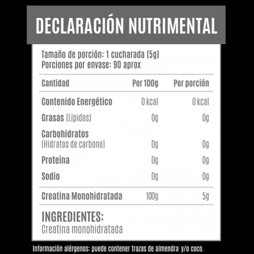 Creatina Monohidratada 450 gr